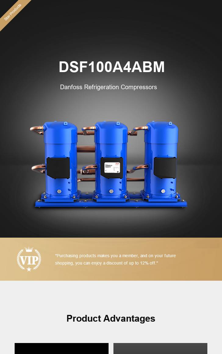 Danfoss Compressor DSF100A4ABM, technical parameters pdf, structure diagram